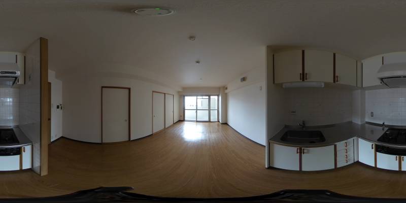 パノラマ画像キッチン