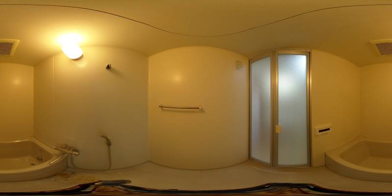 パノラマ画像バスルーム