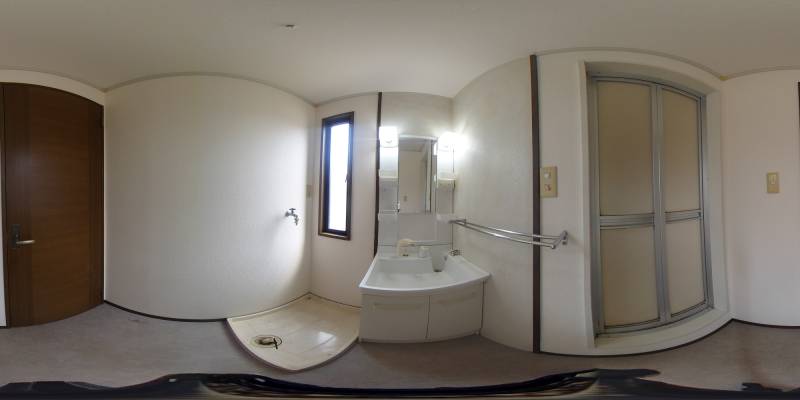 パノラマ画像洗面所