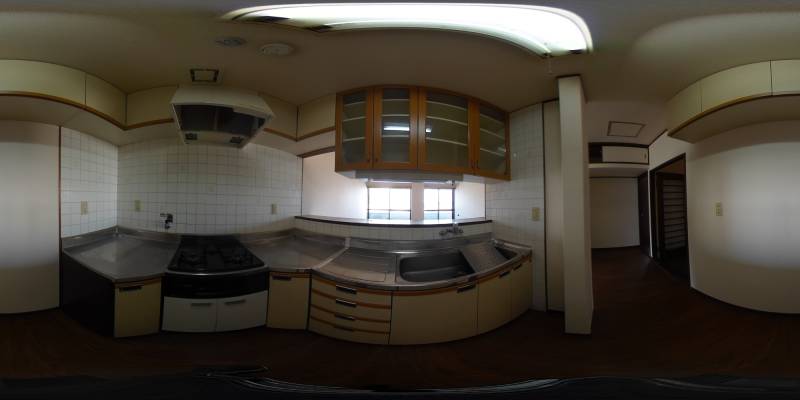 パノラマ画像キッチン