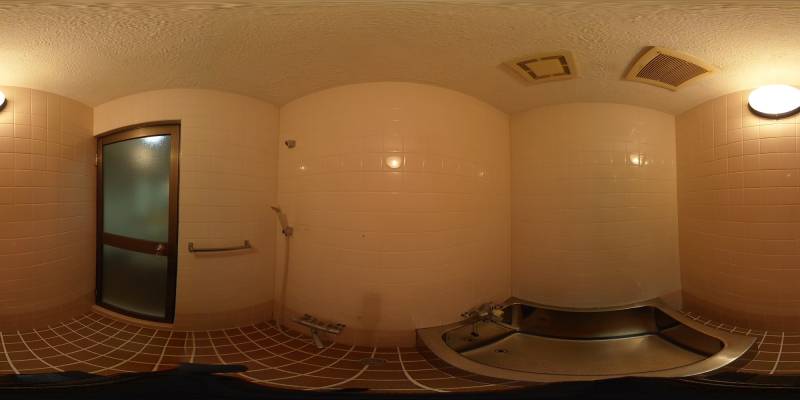 パノラマ画像バスルーム