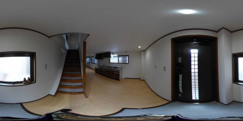 パノラマ画像玄関