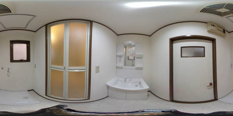 パノラマ画像洗面所