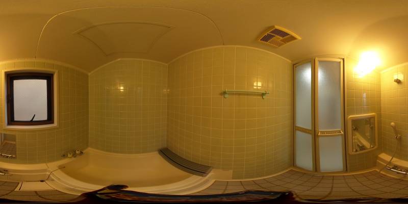 パノラマ画像バスルーム