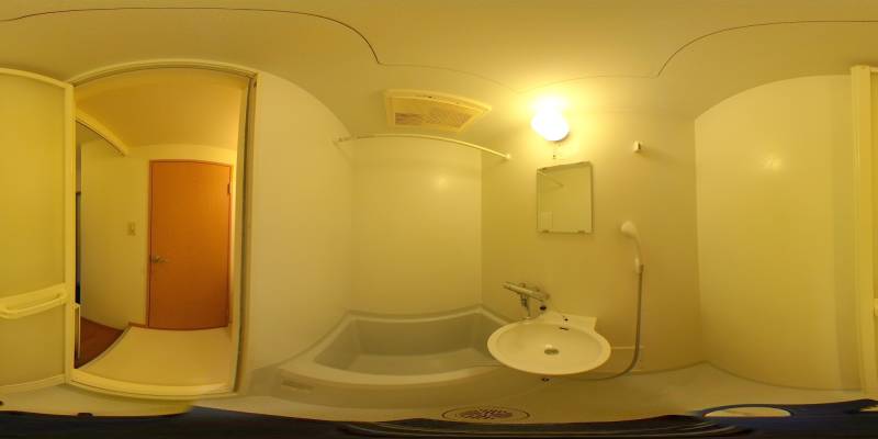 パノラマ画像バスルーム