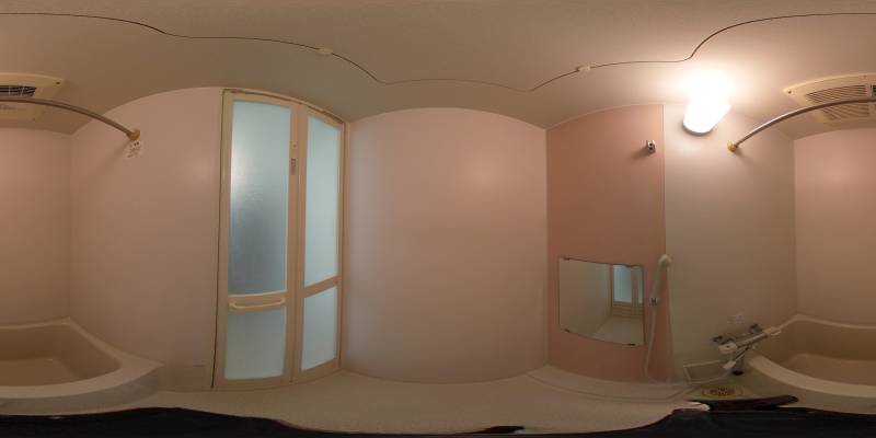 パノラマ画像バスルーム