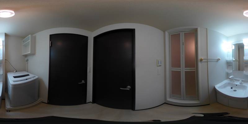 パノラマ画像洗面所