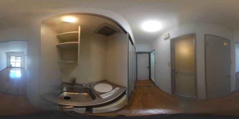 パノラマ画像キッチン