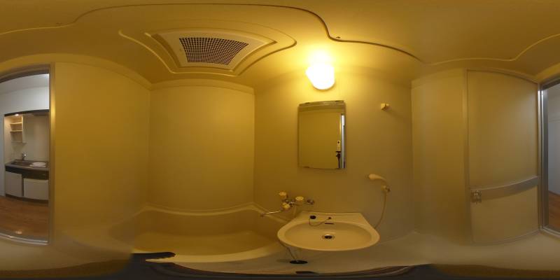 パノラマ画像バスルーム