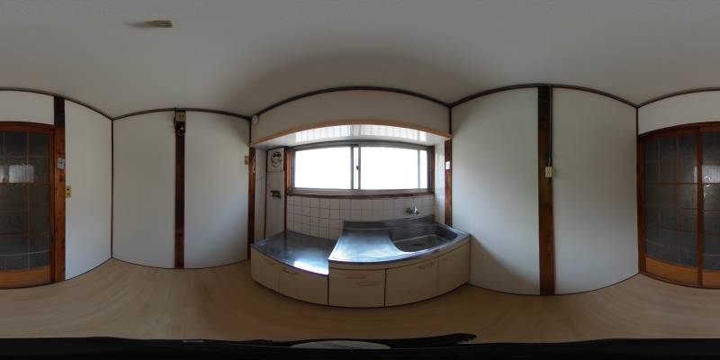 パノラマ画像キッチン