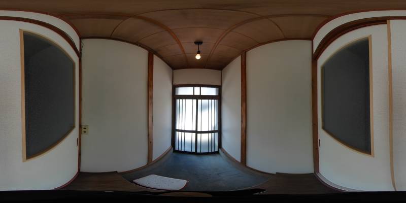 パノラマ画像玄関