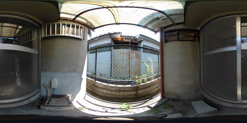 パノラマ画像バルコニー