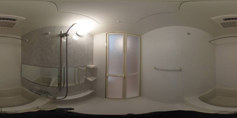 パノラマ画像バスルーム