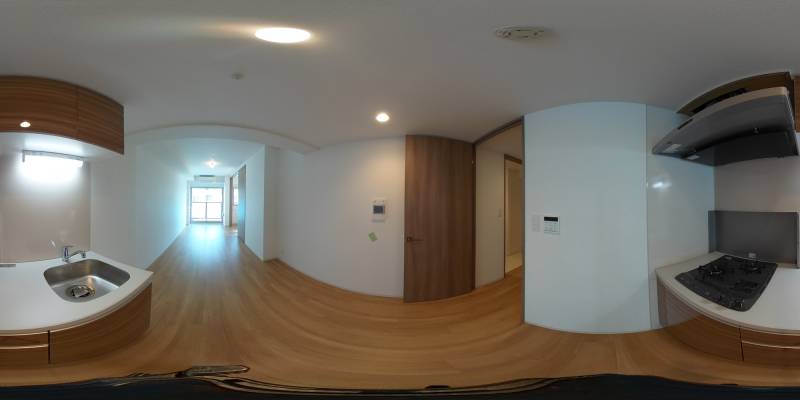 パノラマ画像キッチン