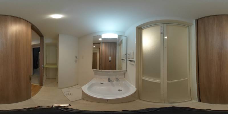 パノラマ画像洗面所