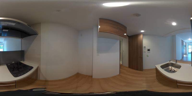 パノラマ画像キッチン