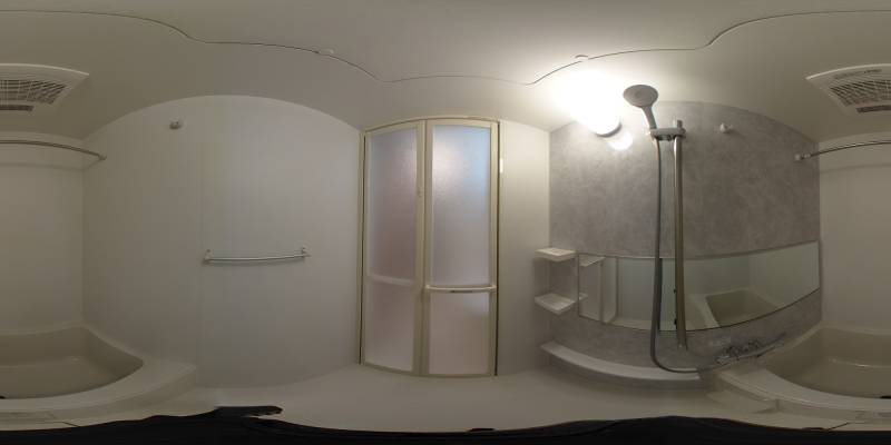 パノラマ画像バスルーム