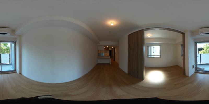 パノラマ画像リビング