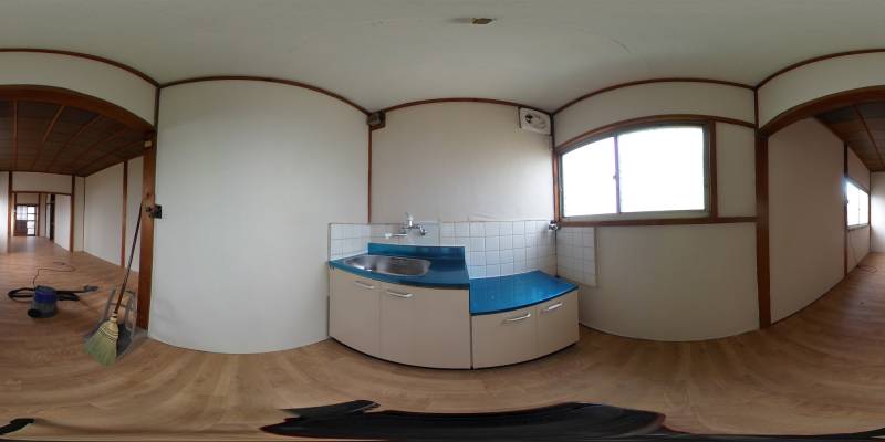 パノラマ画像キッチン