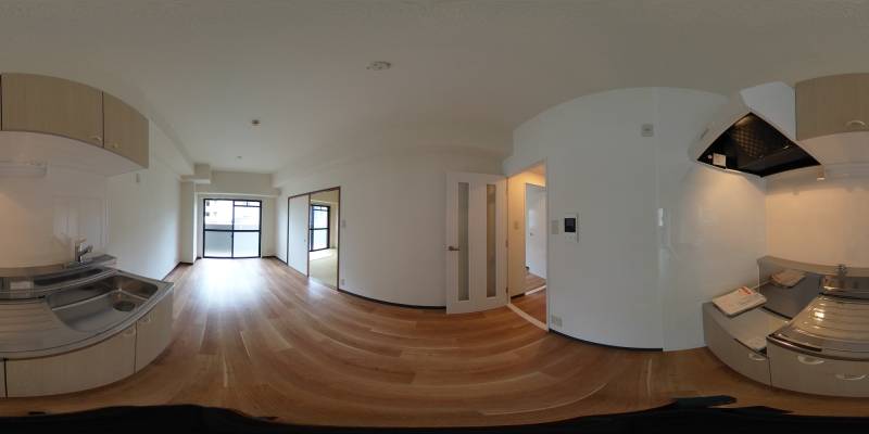 パノラマ画像キッチン