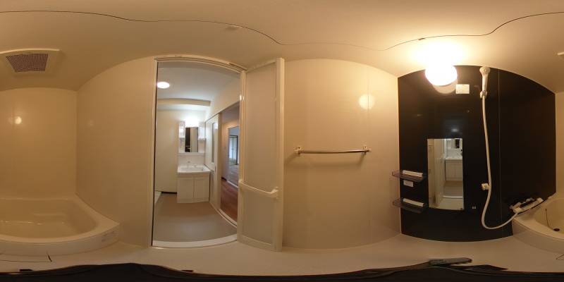 パノラマ画像バスルーム