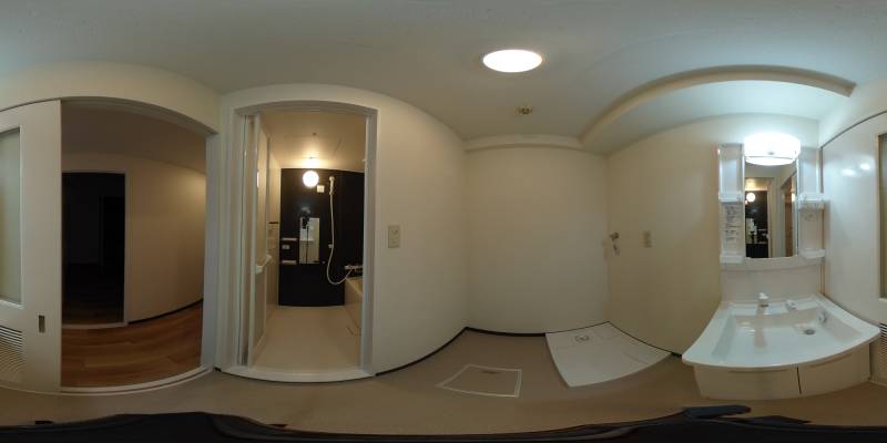 パノラマ画像洗面所