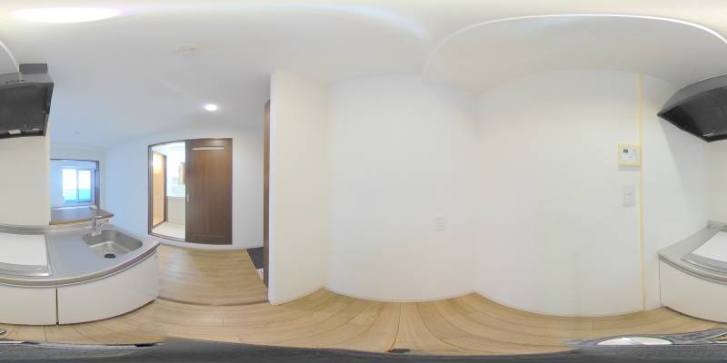 パノラマ画像キッチン