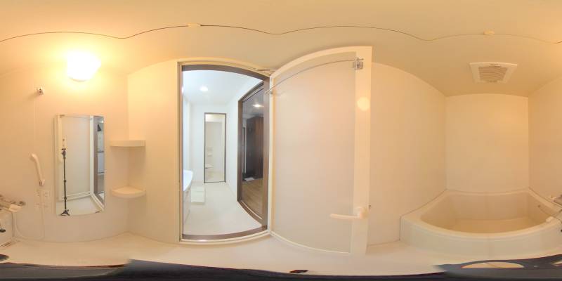 パノラマ画像バスルーム