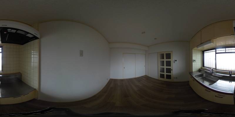 パノラマ画像キッチン