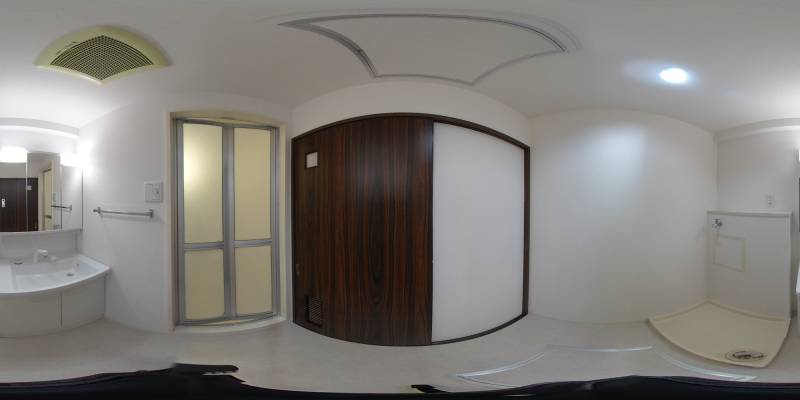 パノラマ画像洗面所