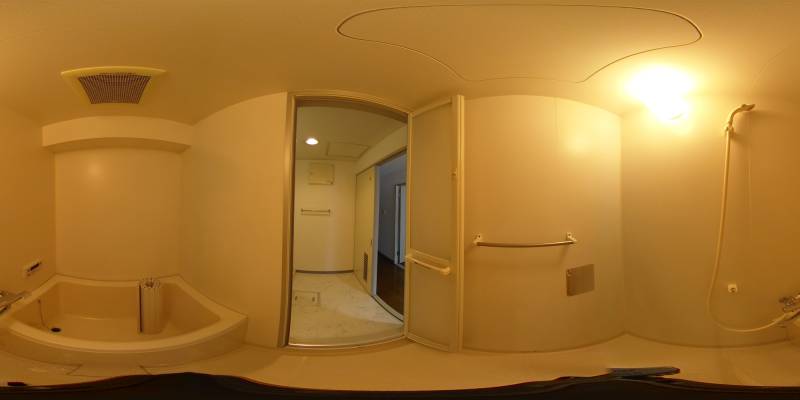 パノラマ画像バスルーム