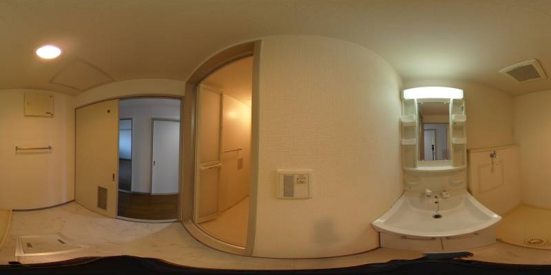 パノラマ画像洗面所