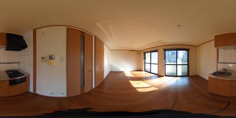 パノラマ画像キッチン