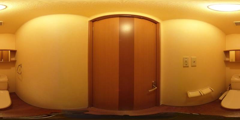 パノラマ画像トイレ