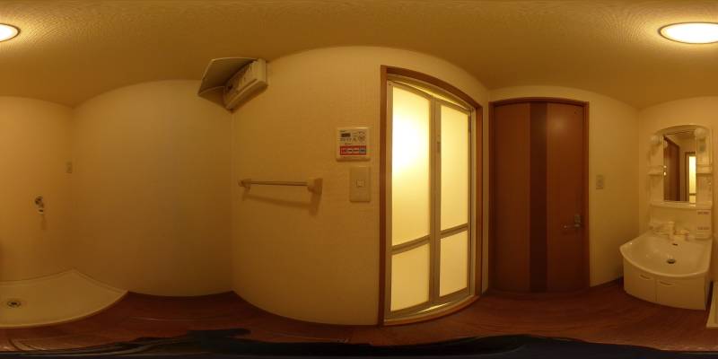 パノラマ画像洗面所