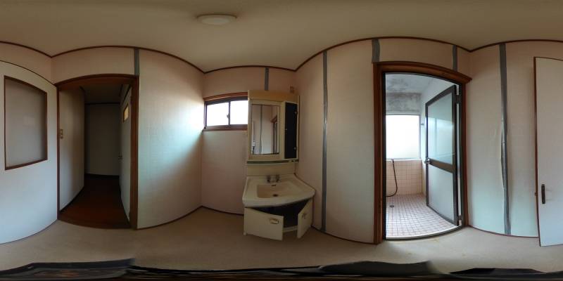 パノラマ画像洗面所