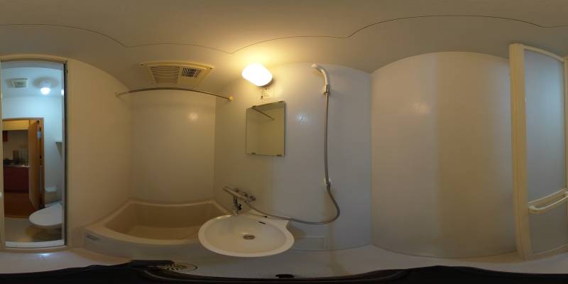 パノラマ画像バスルーム