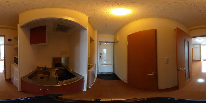 パノラマ画像キッチン