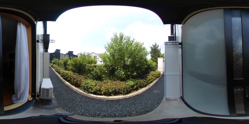 パノラマ画像バルコニー