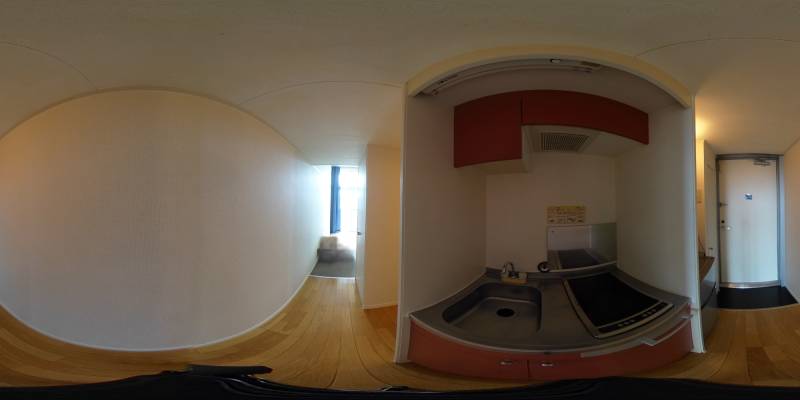 パノラマ画像キッチン