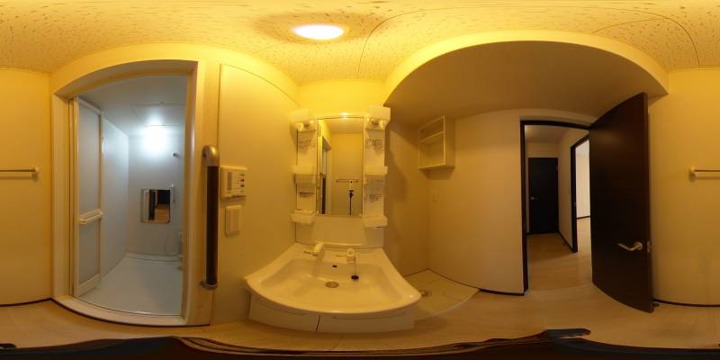 パノラマ画像洗面所