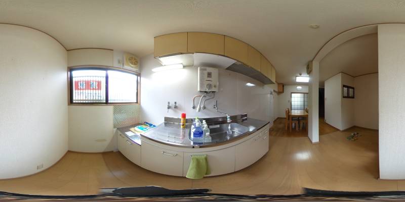 パノラマ画像キッチン