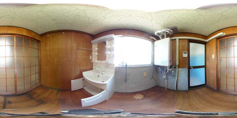 パノラマ画像洗面所