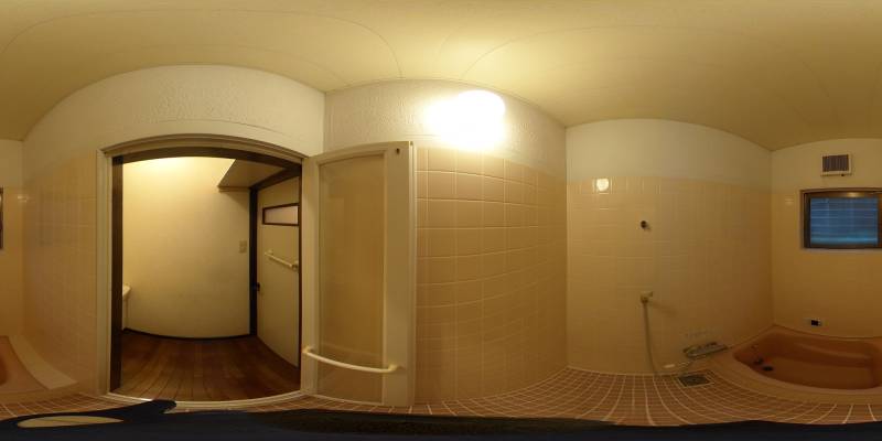 パノラマ画像バスルーム