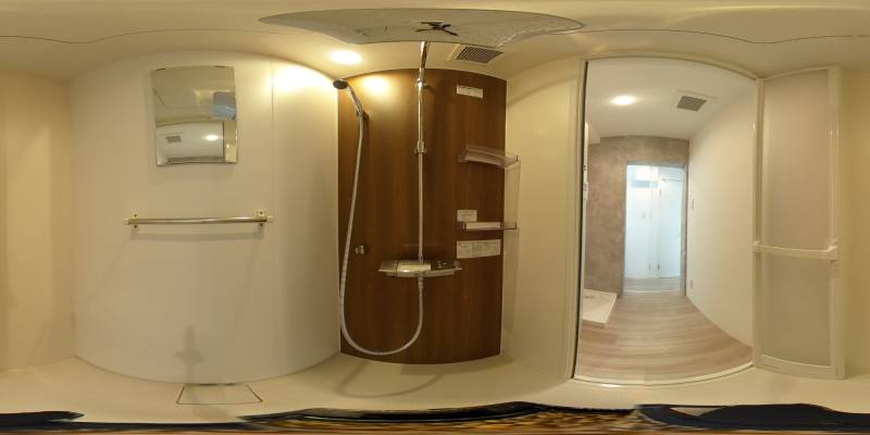 パノラマ画像バスルーム