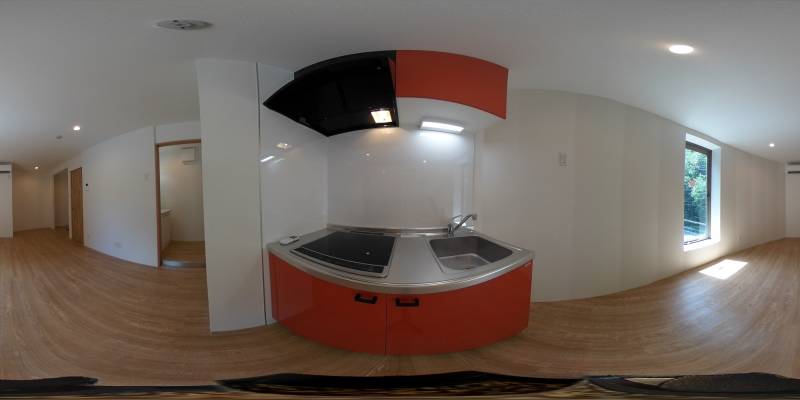 パノラマ画像キッチン