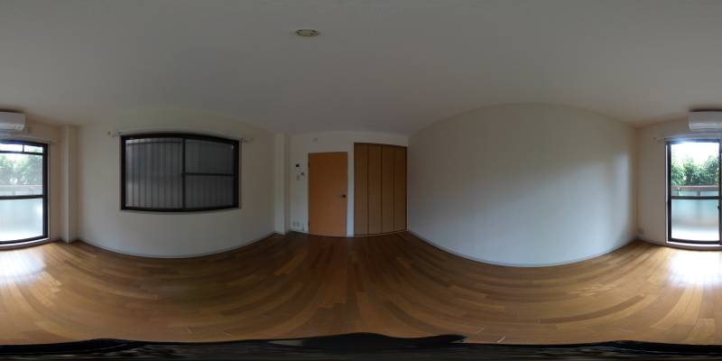 パノラマ画像リビング