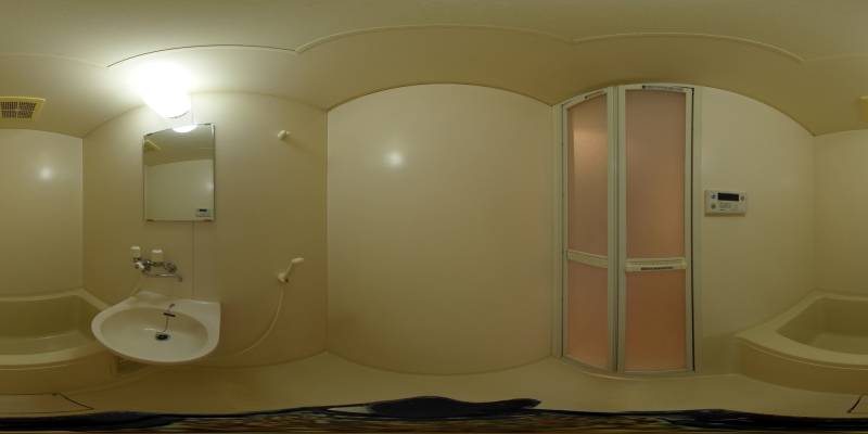 パノラマ画像バスルーム