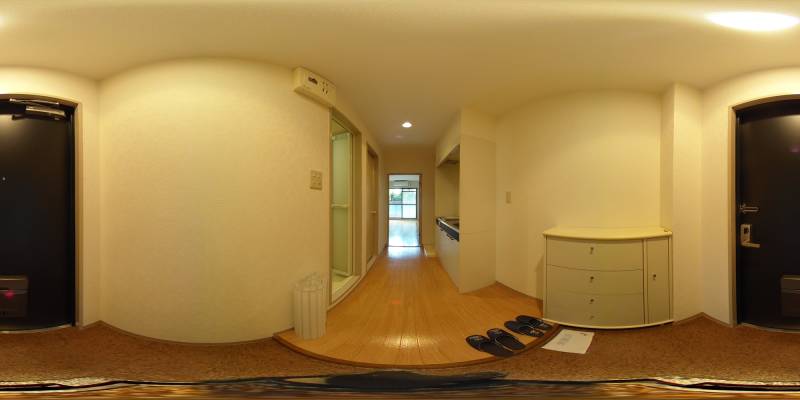 パノラマ画像玄関