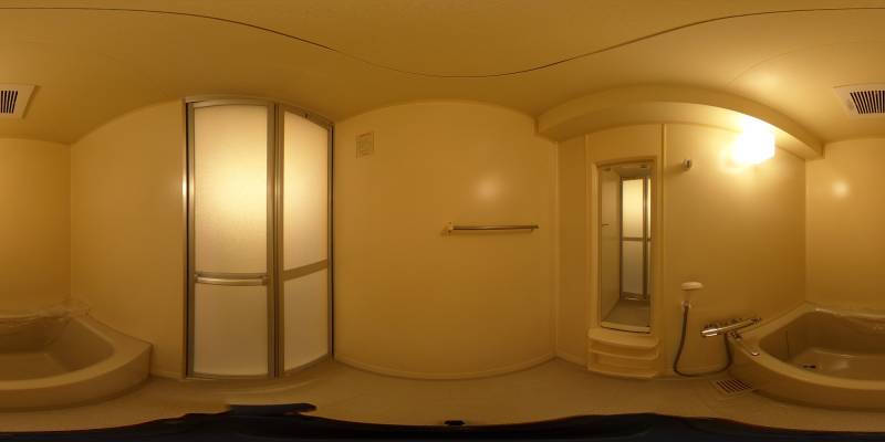 パノラマ画像バスルーム